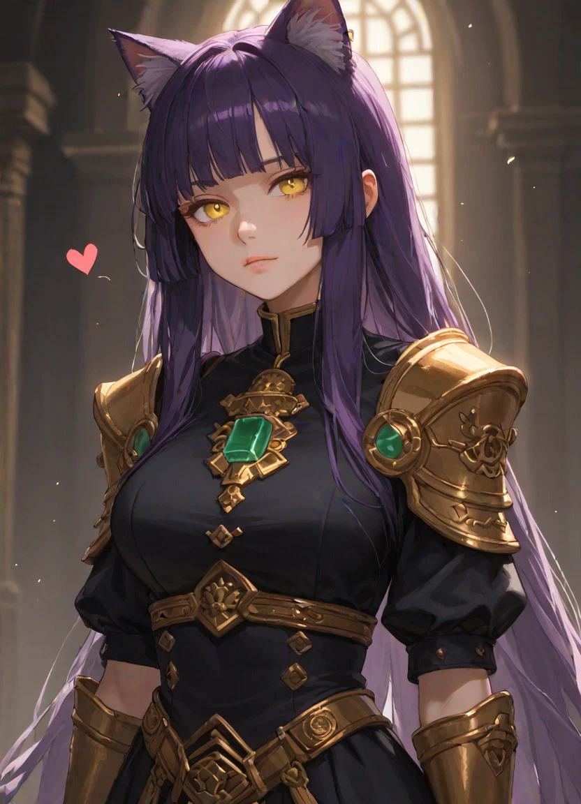 1girl, solo, animal ears, long hair, yellow eyes, looking at viewer · Yamete.gg