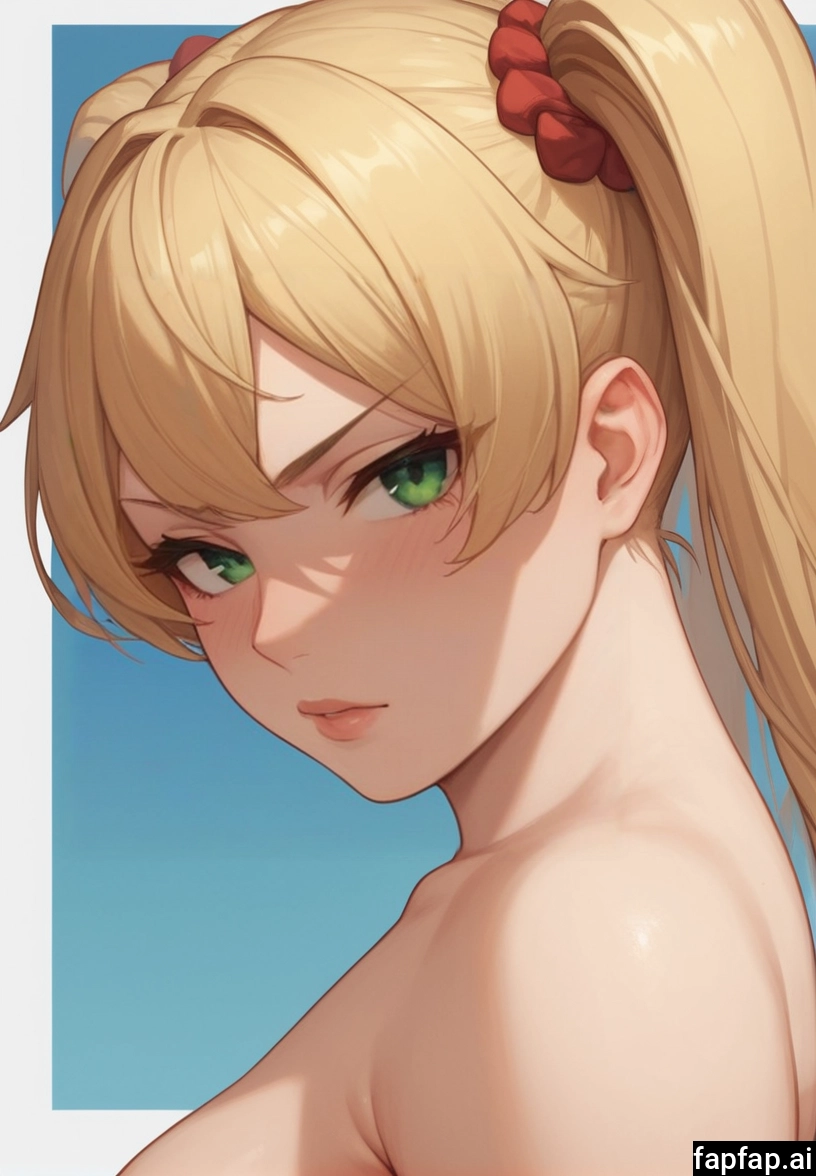 1girl, solo, green eyes, blonde hair, looking at viewer, twintails · Yamete.gg