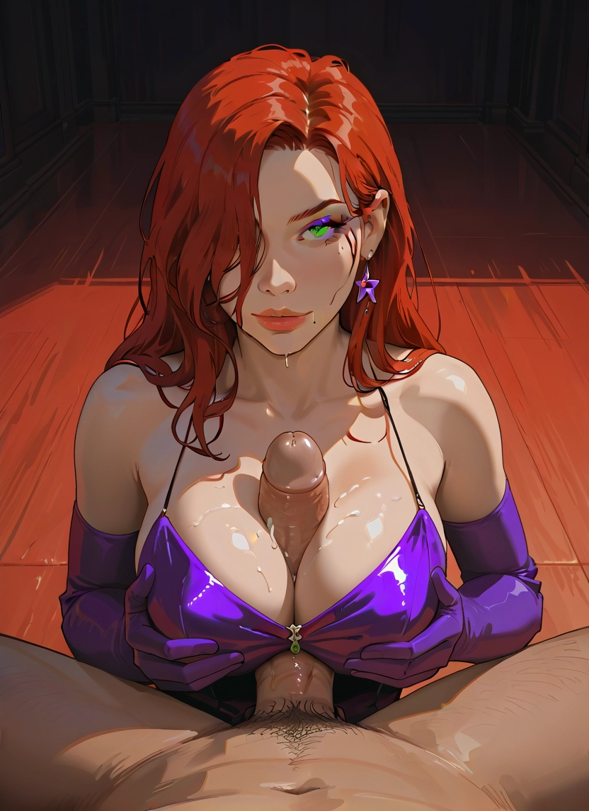 penis, breasts, 1girl, hetero, gloves, 1boy · Yamete.gg