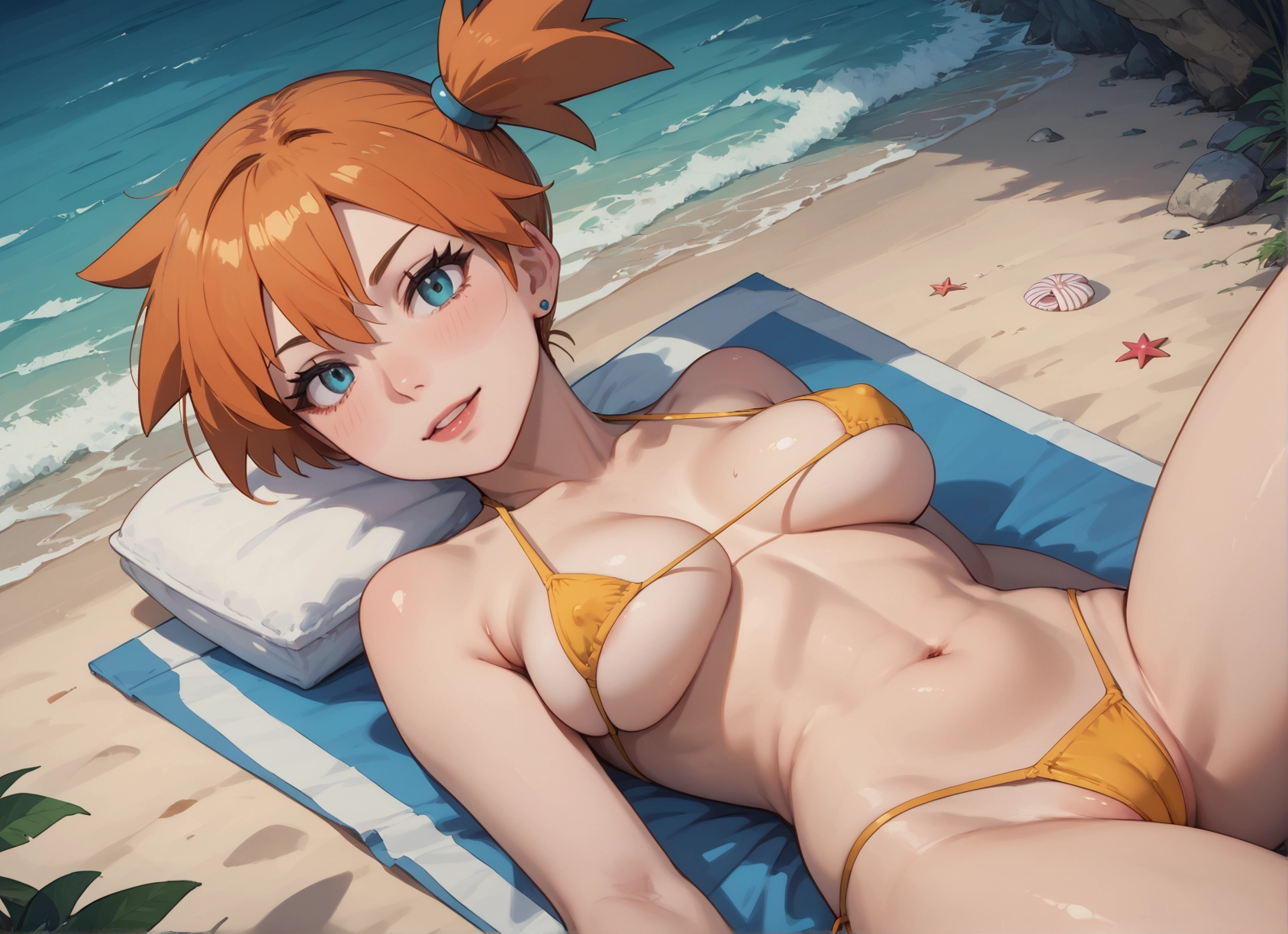1girl, swimsuit, bikini, breasts, solo, navel · Yamete.gg