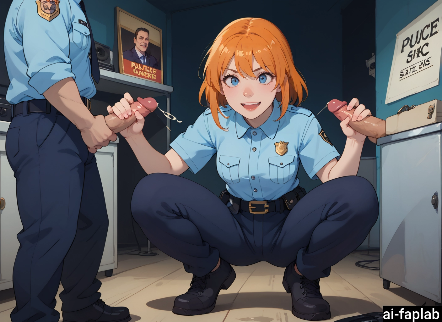 1girl, multiple boys, handjob, penis, 2boys, hetero · Yamete.gg