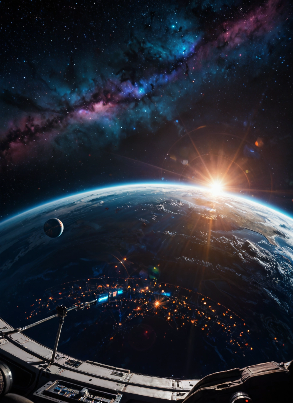 no humans, space, planet, scenery, earth (planet), star (sky)