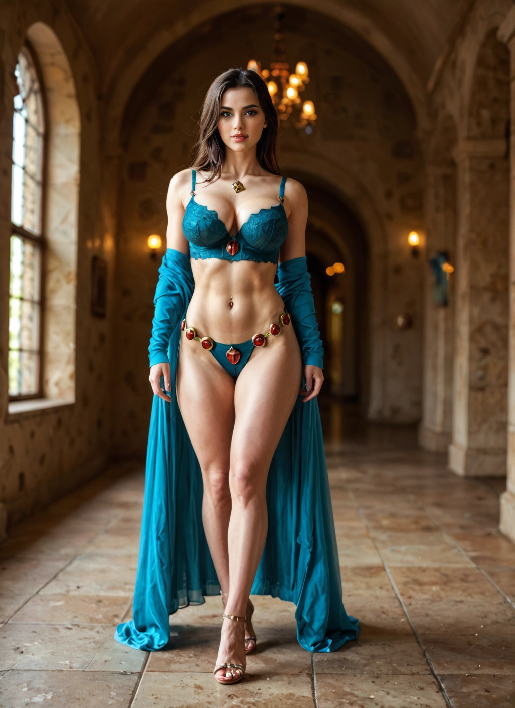 1girl, underwear, breasts, bra, panties, solo · Yamete.gg