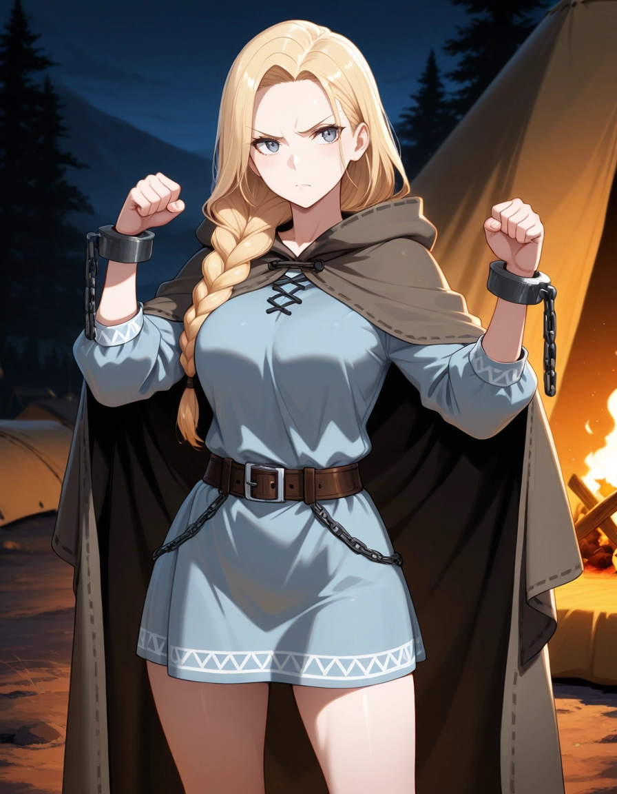 1girl, blonde hair, blue eyes, solo, long hair, braid · Yamete.gg