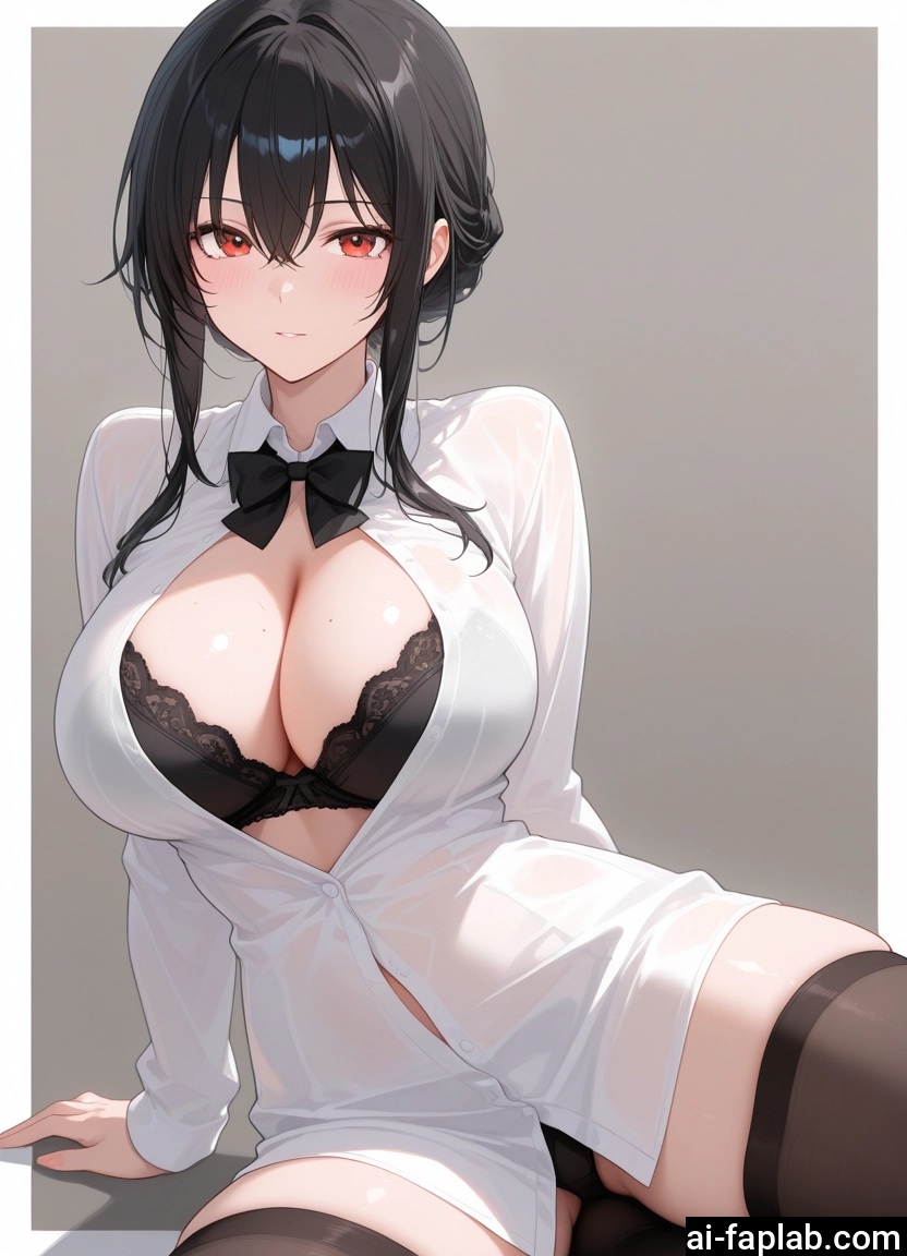 breasts, 1girl, underwear, bra, thighhighs, panties · Yamete.gg