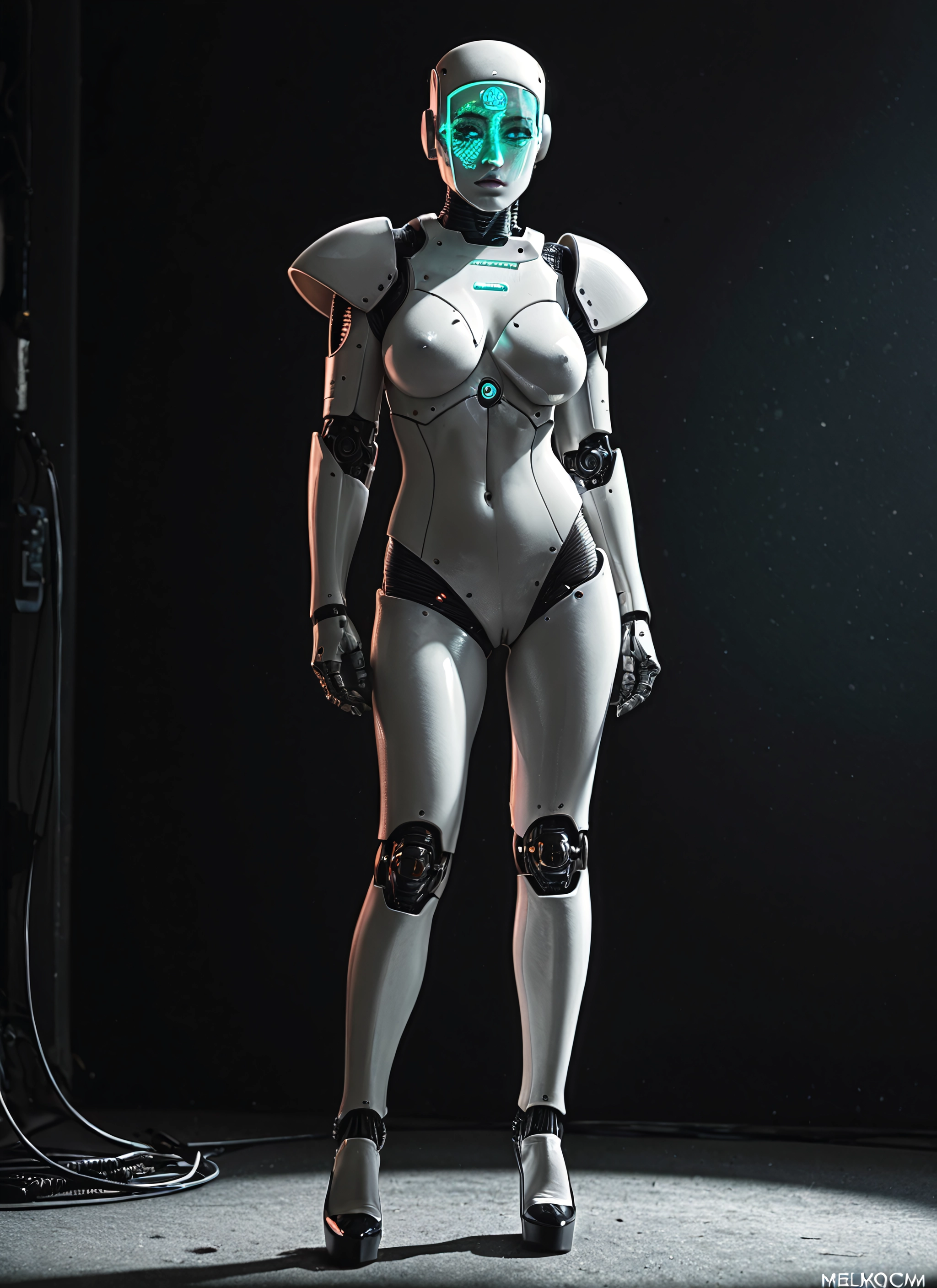 1girl, solo, breasts, covered nipples, science fiction, robot joints · Yamete.gg