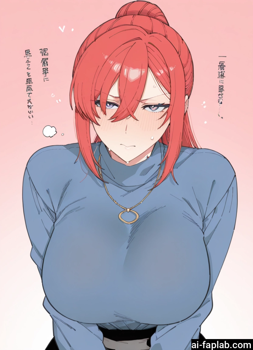 1girl, breasts, blush, jewelry, solo, large breasts · Yamete.gg