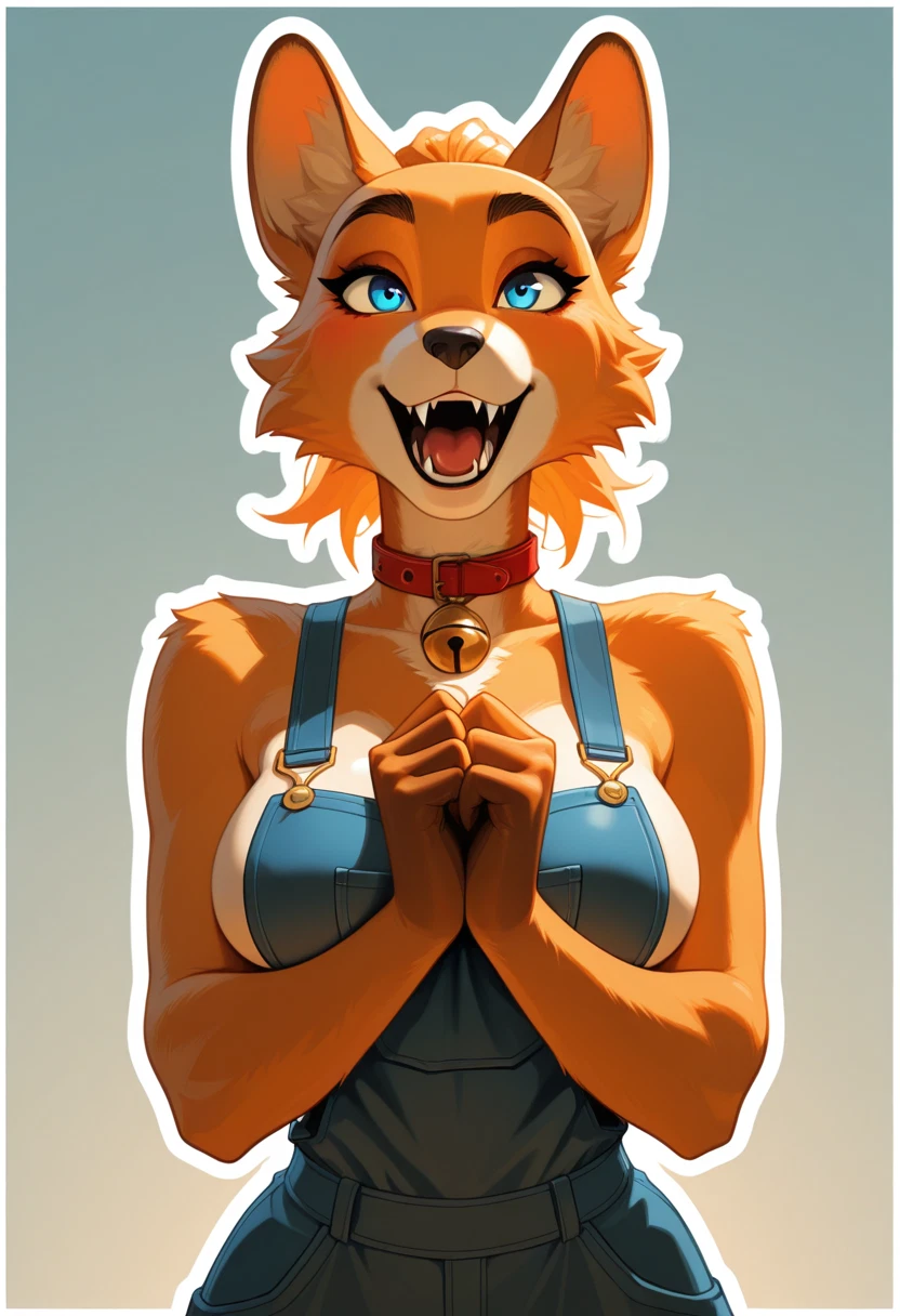 furry, 1girl, breasts, furry female, solo, fangs · Yamete.gg
