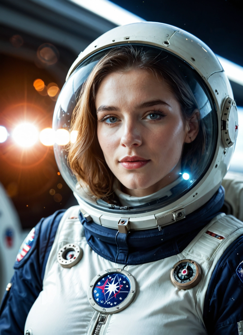 1girl, solo, spacesuit, astronaut, helmet, space helmet · Yamete.gg