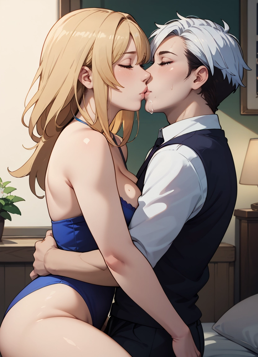 breasts, multiple girls, 2girls, tongue, nipples, yuri