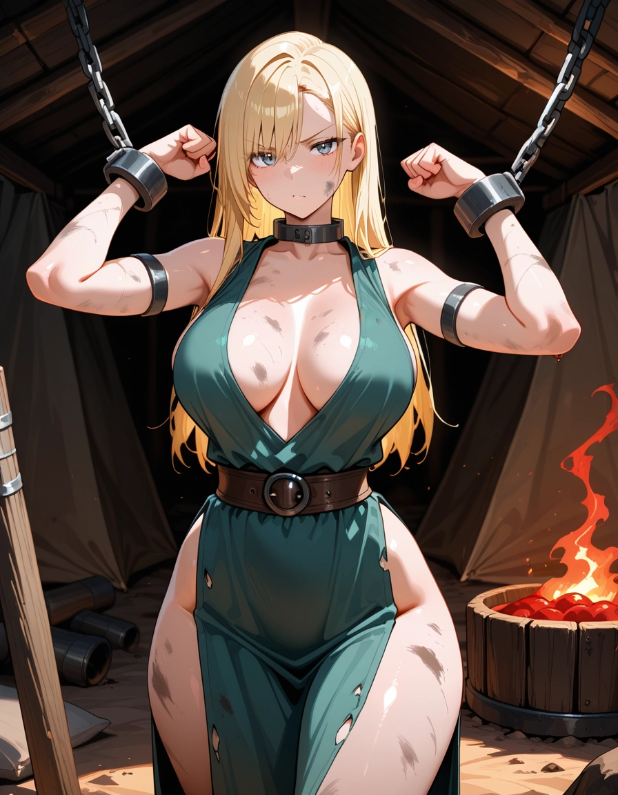 1girl, breasts, blonde hair, long hair, large breasts, solo · Yamete.gg