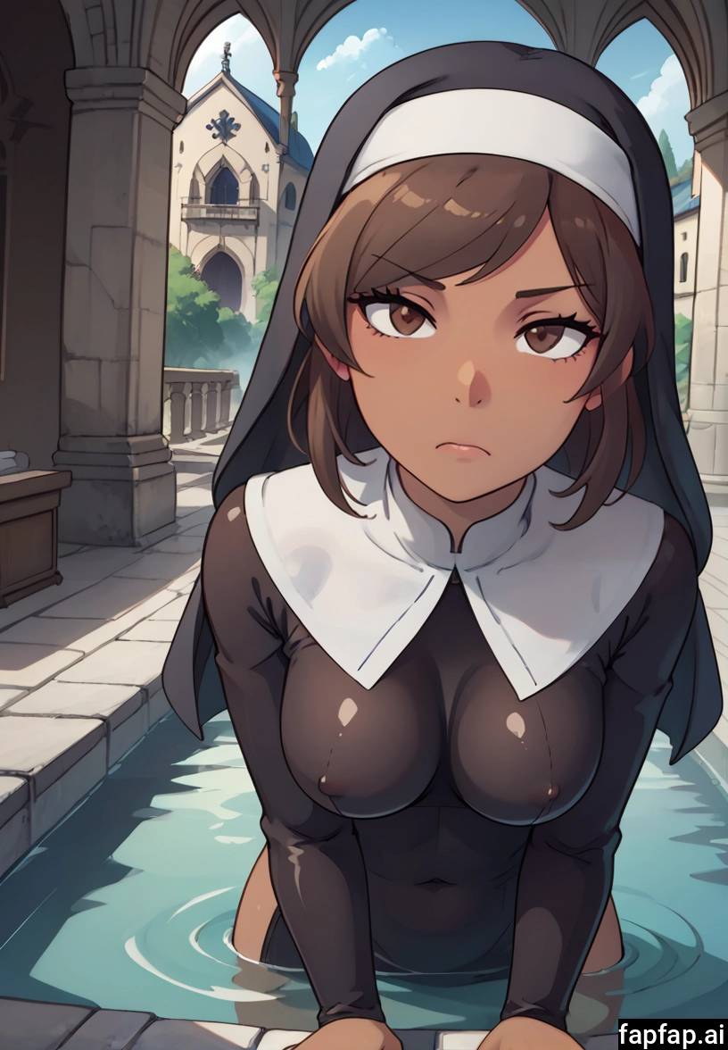 1girl, breasts, brown hair, solo, dark-skinned female, looking at viewer · Yamete.gg