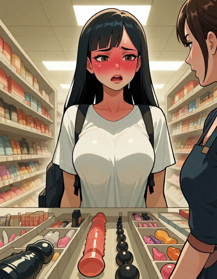 shop, sex toy, dildo, multiple girls, too many, 2girls · Yamete.gg