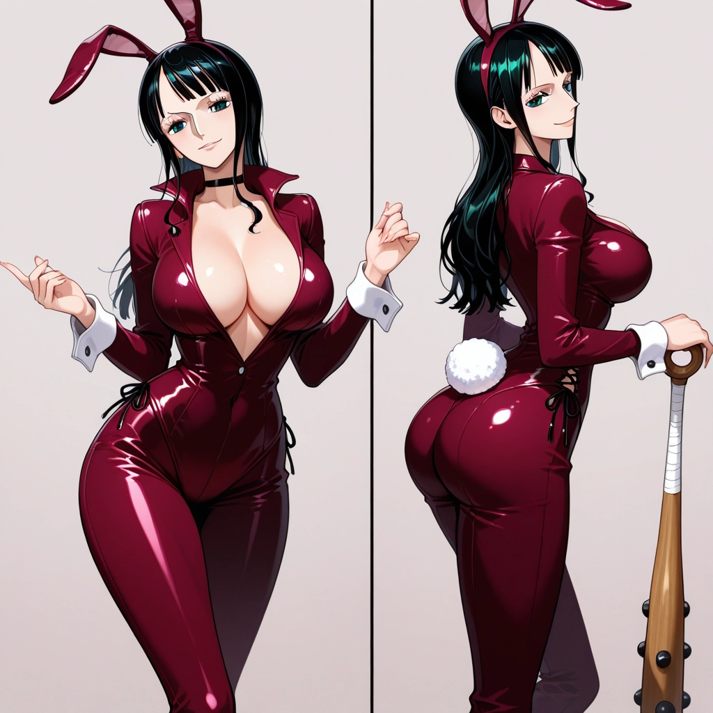 breasts, animal ears, ass, rabbit ears, 1girl, tail · Yamete.gg