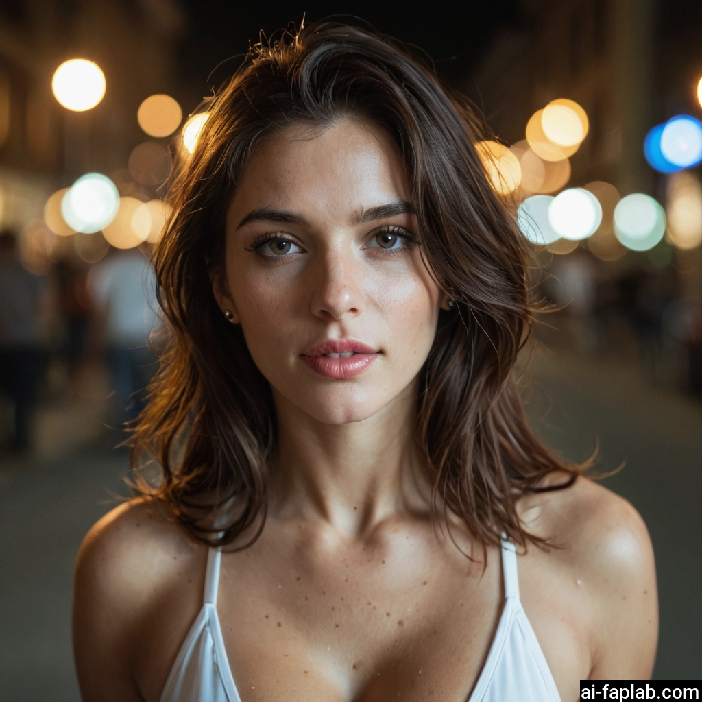 1girl, solo, looking at viewer, parted lips, jewelry, brown eyes · Yamete.gg