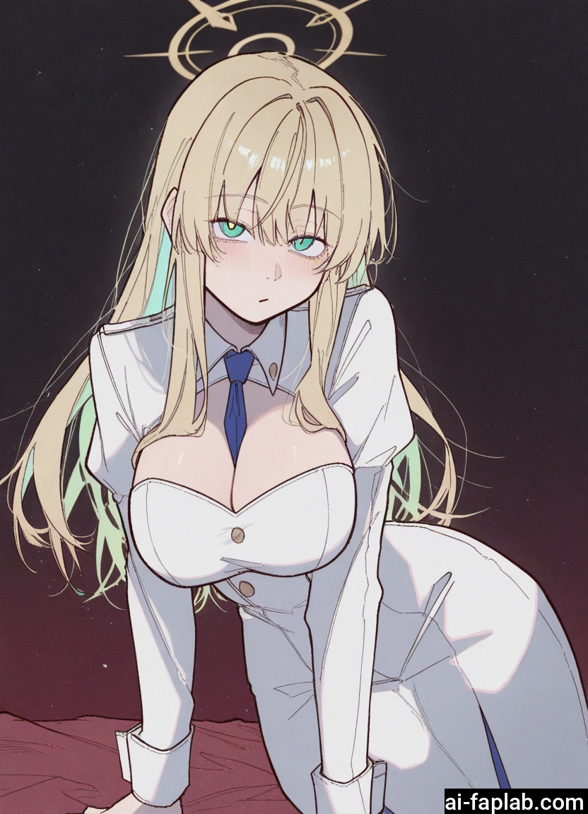 1girl, breasts, large breasts, blonde hair, solo, cleavage