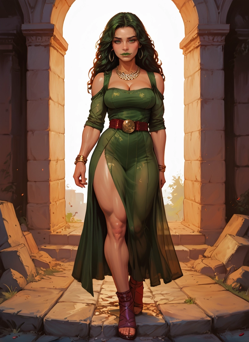 1girl, breasts, jewelry, earrings, dress, solo · Yamete.gg