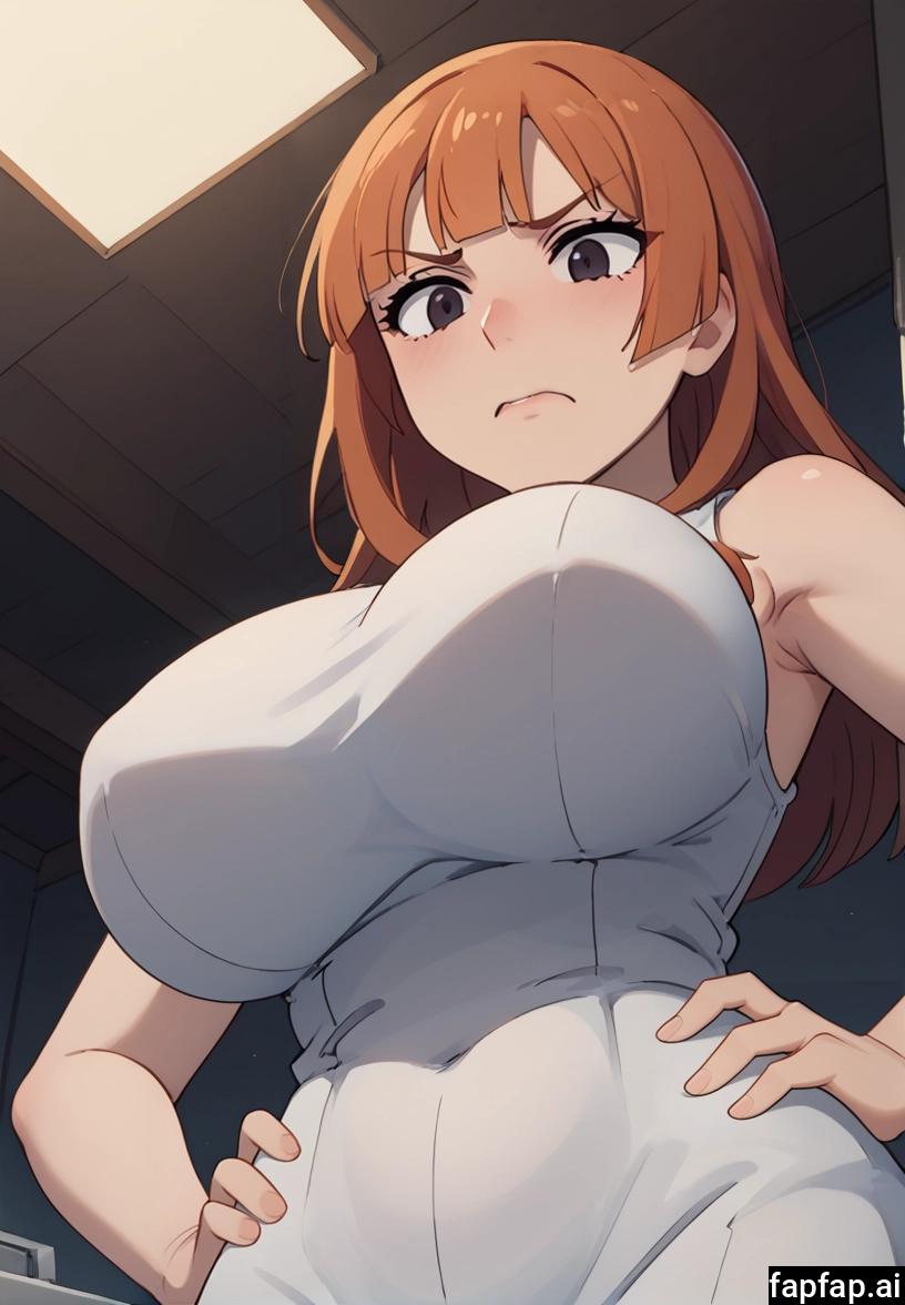 1girl, breasts, solo, long hair, large breasts, bangs