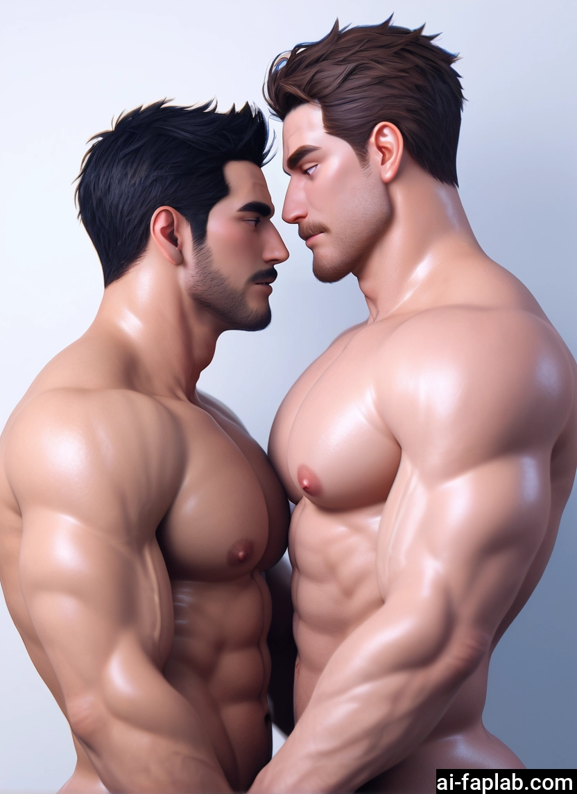 multiple boys, muscular, muscular male, 2boys, male focus, pectorals · Yamete.gg
