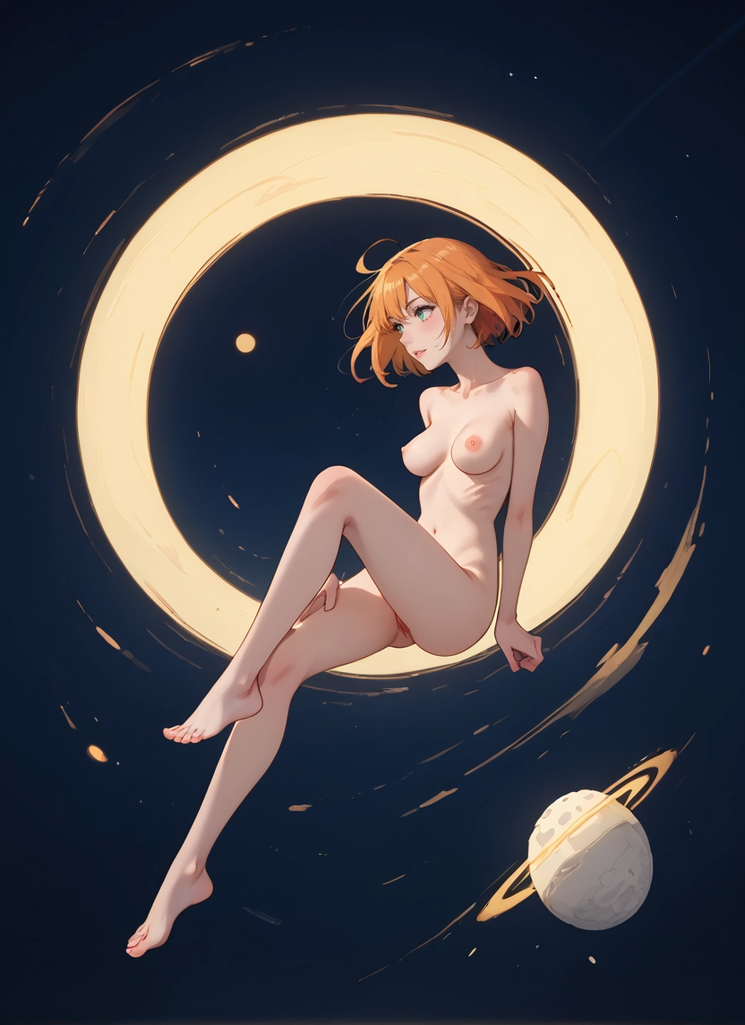 1girl, breasts, nude, nipples, solo, short hair · Yamete.gg