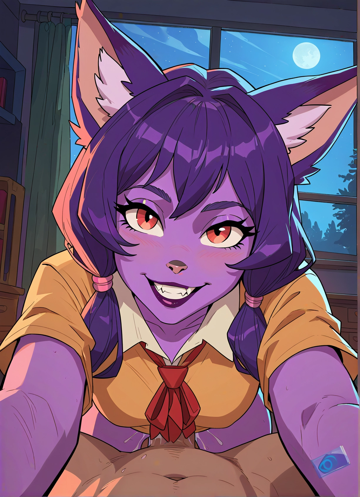 1girl, hetero, penis, 1boy, animal ears, moon · Yamete.gg