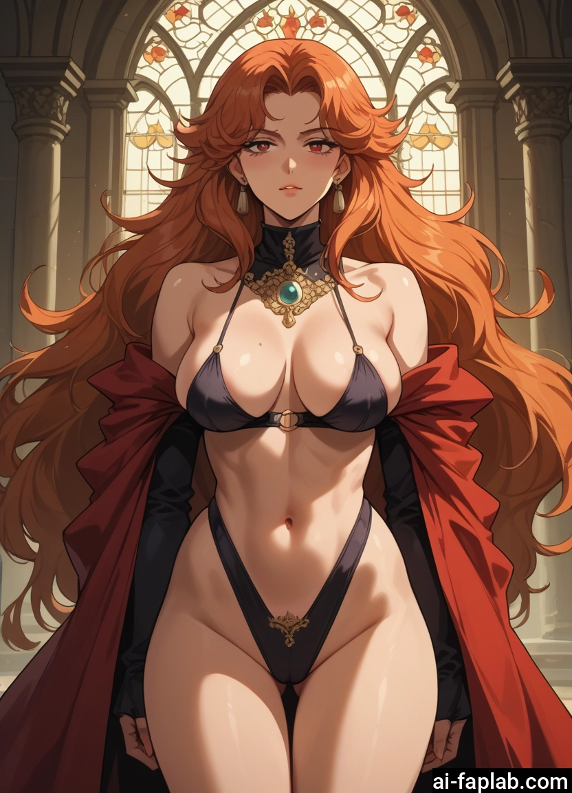 1girl, breasts, long hair, jewelry, navel, earrings · Yamete.gg