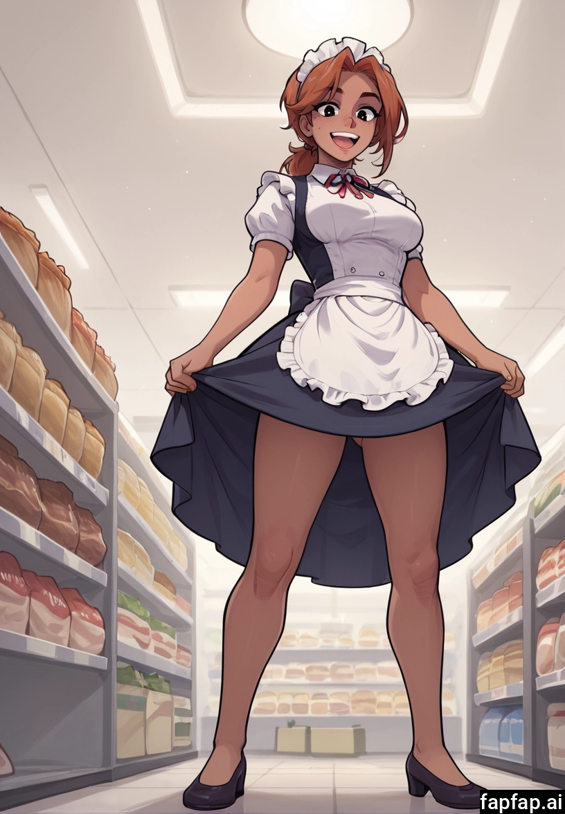 1girl, solo, smile, open mouth, indoors, maid headdress · Yamete.gg