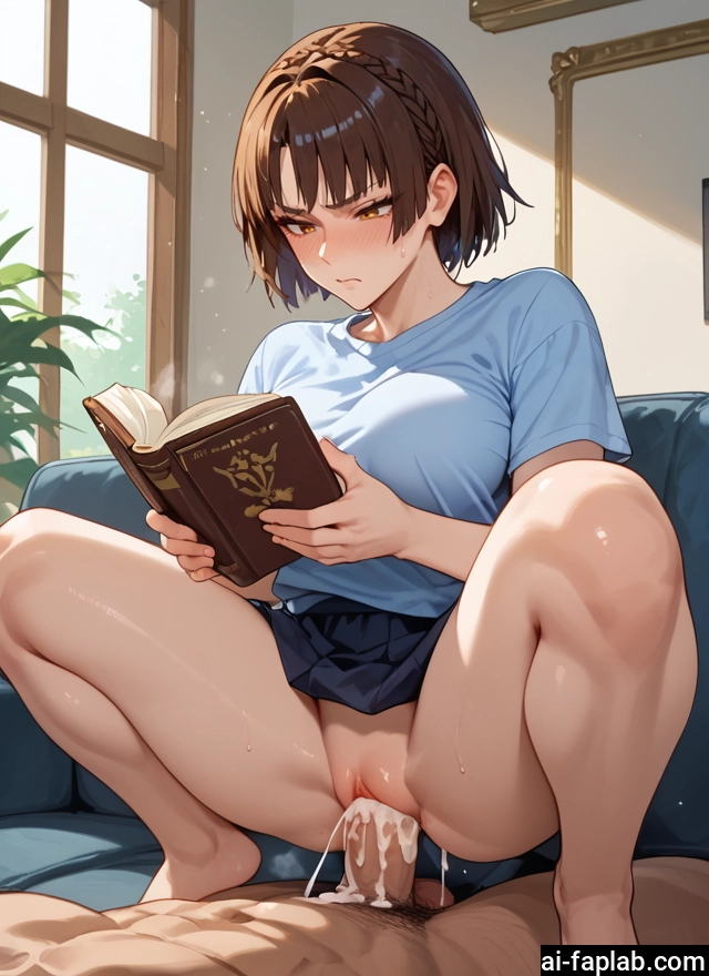 1girl, 1boy, penis, cum, hetero, skirt