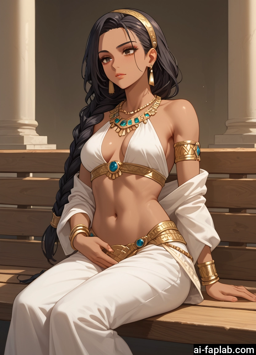 1girl, jewelry, breasts, solo, long hair, navel