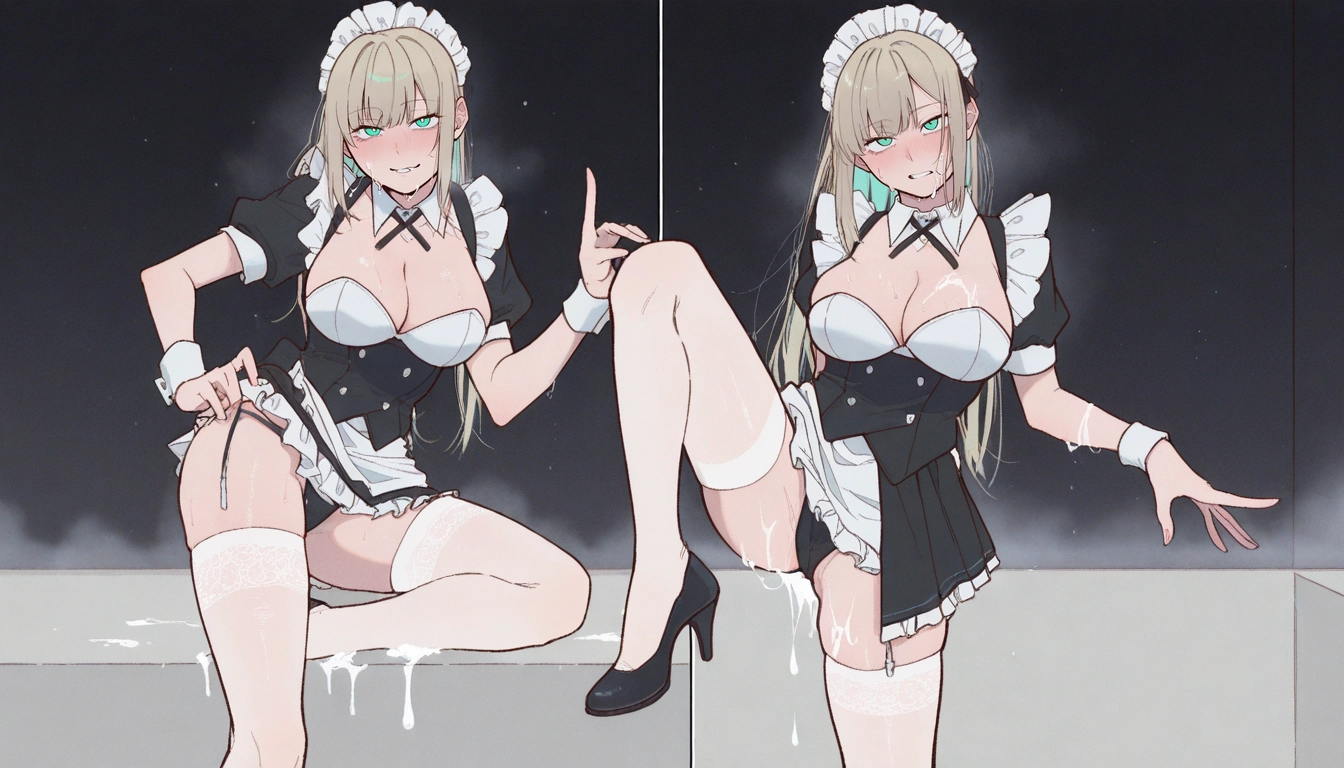 1girl, breasts, underwear, panties, thighhighs, high heels · Yamete.gg