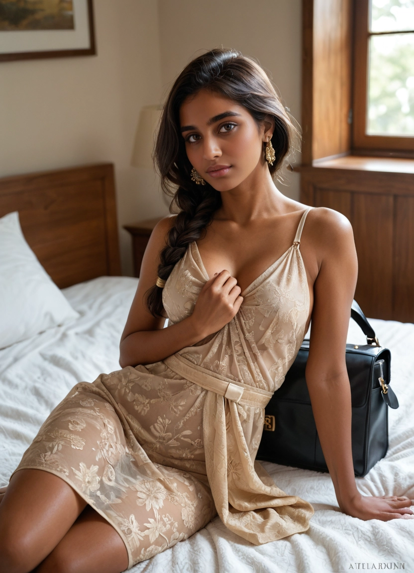 1girl, solo, jewelry, earrings, braid, breasts · Yamete.gg