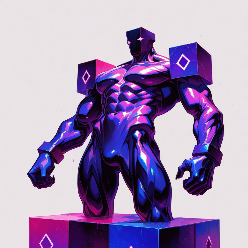 bara, 1boy, muscular, muscular male, male focus, solo