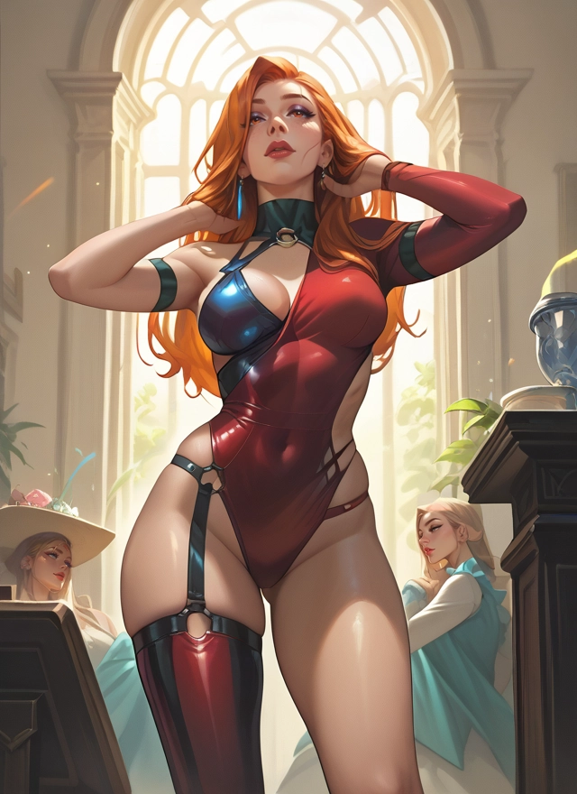breasts, multiple girls, jewelry, earrings, 2girls, long hair · Yamete.gg