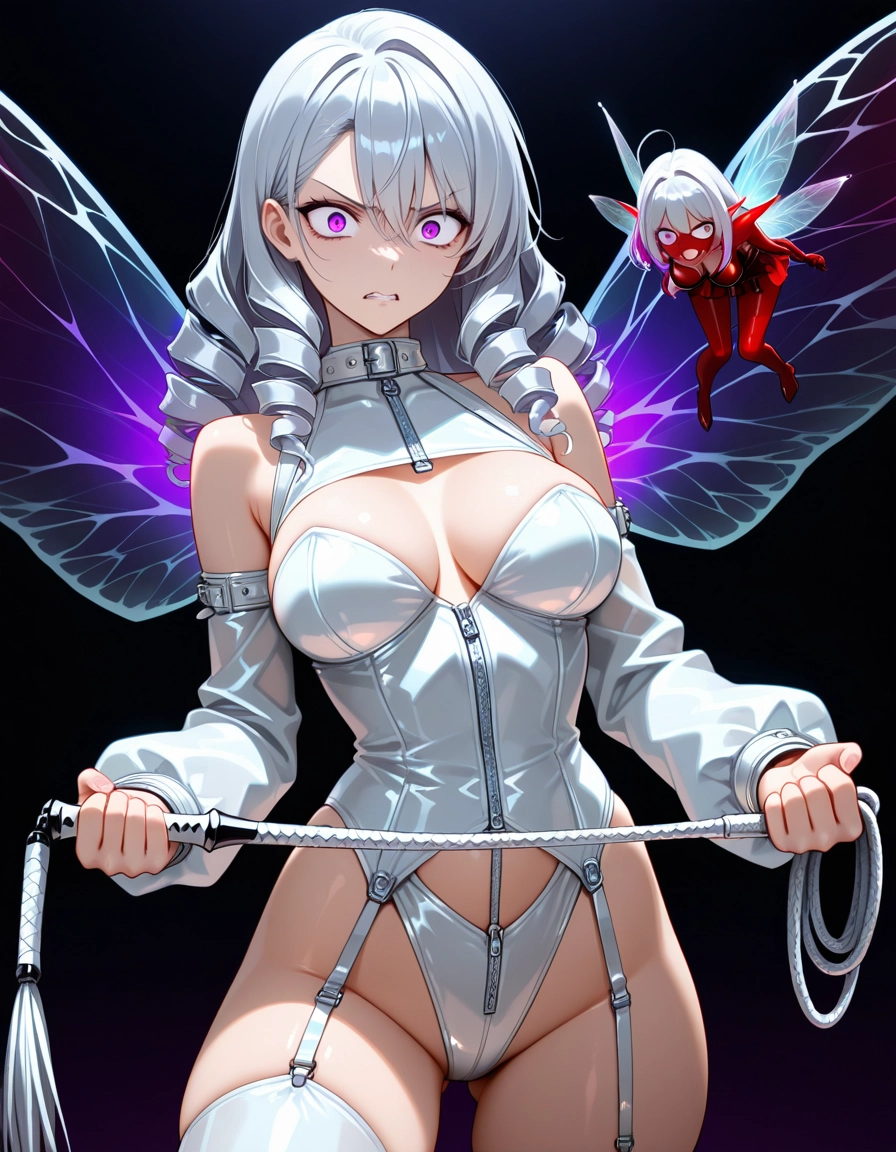 breasts, multiple girls, 2girls, wings, thighhighs, detached sleeves · Yamete.gg