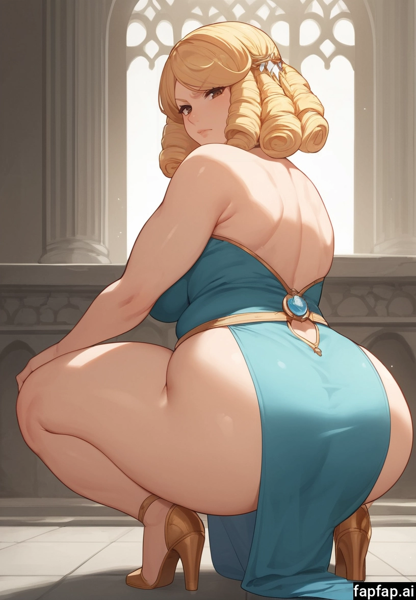 1girl, high heels, blonde hair, solo, breasts, dress · Yamete.gg