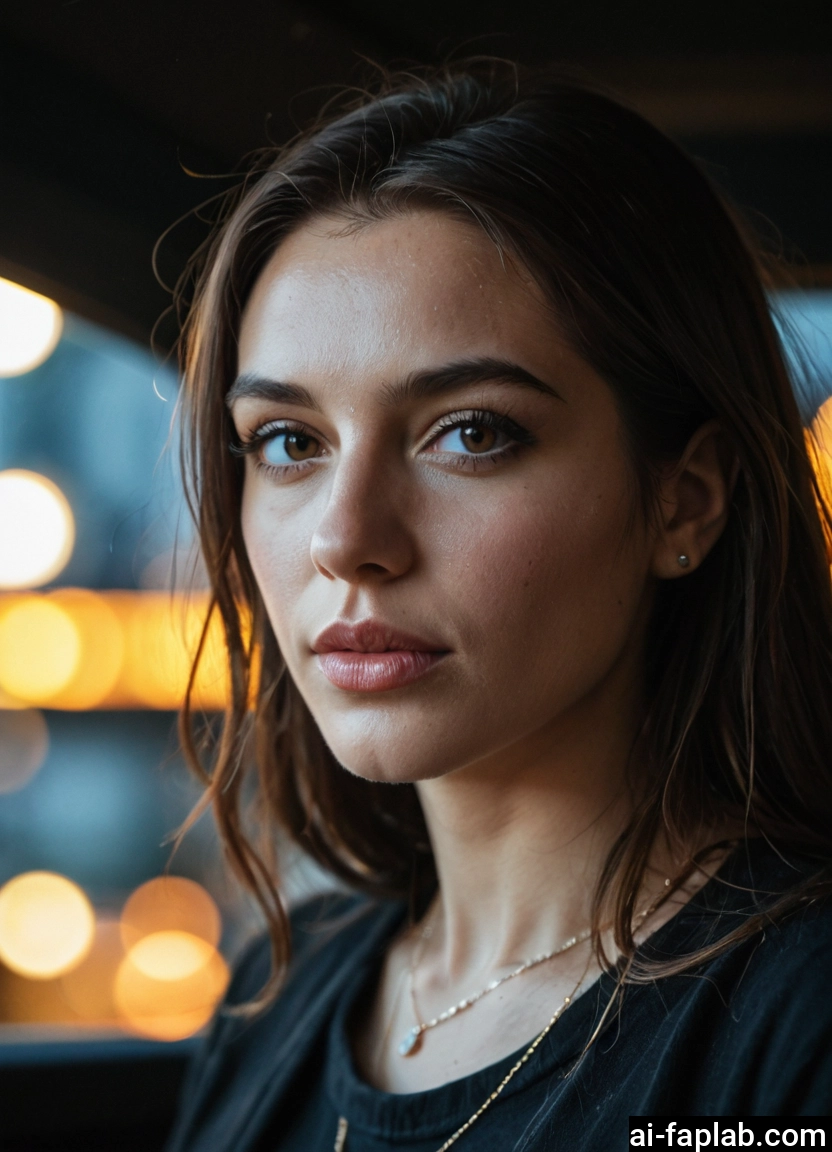 1girl, solo, jewelry, necklace, brown eyes, earrings · Yamete.gg