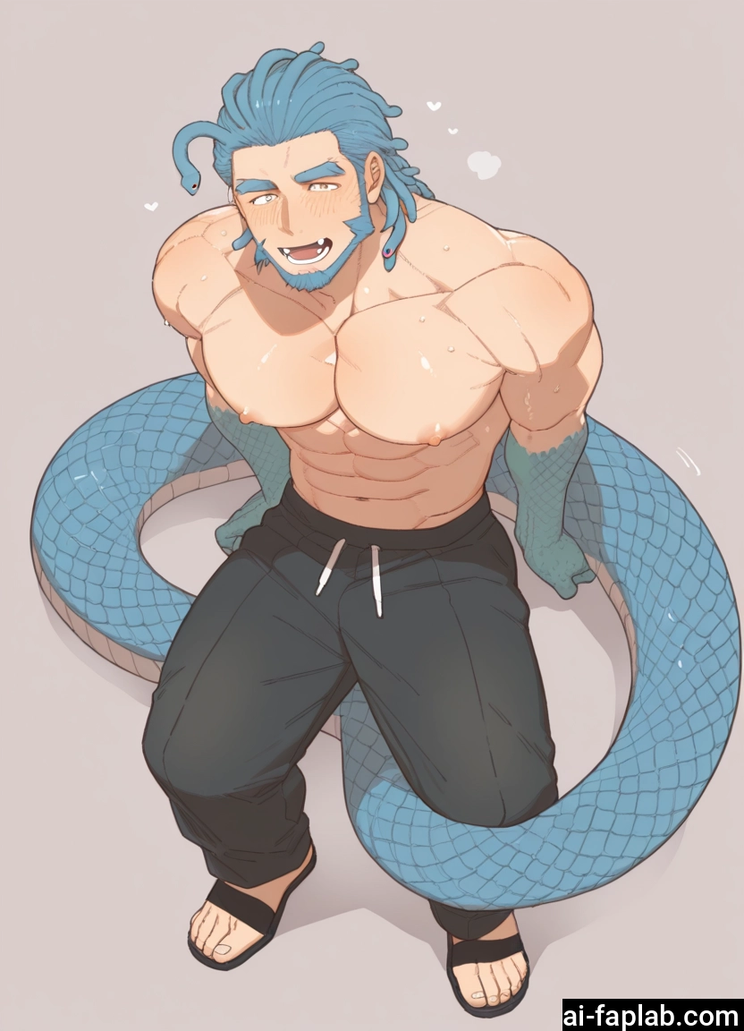 bara, male focus, 1boy, muscular, muscular male, pectorals