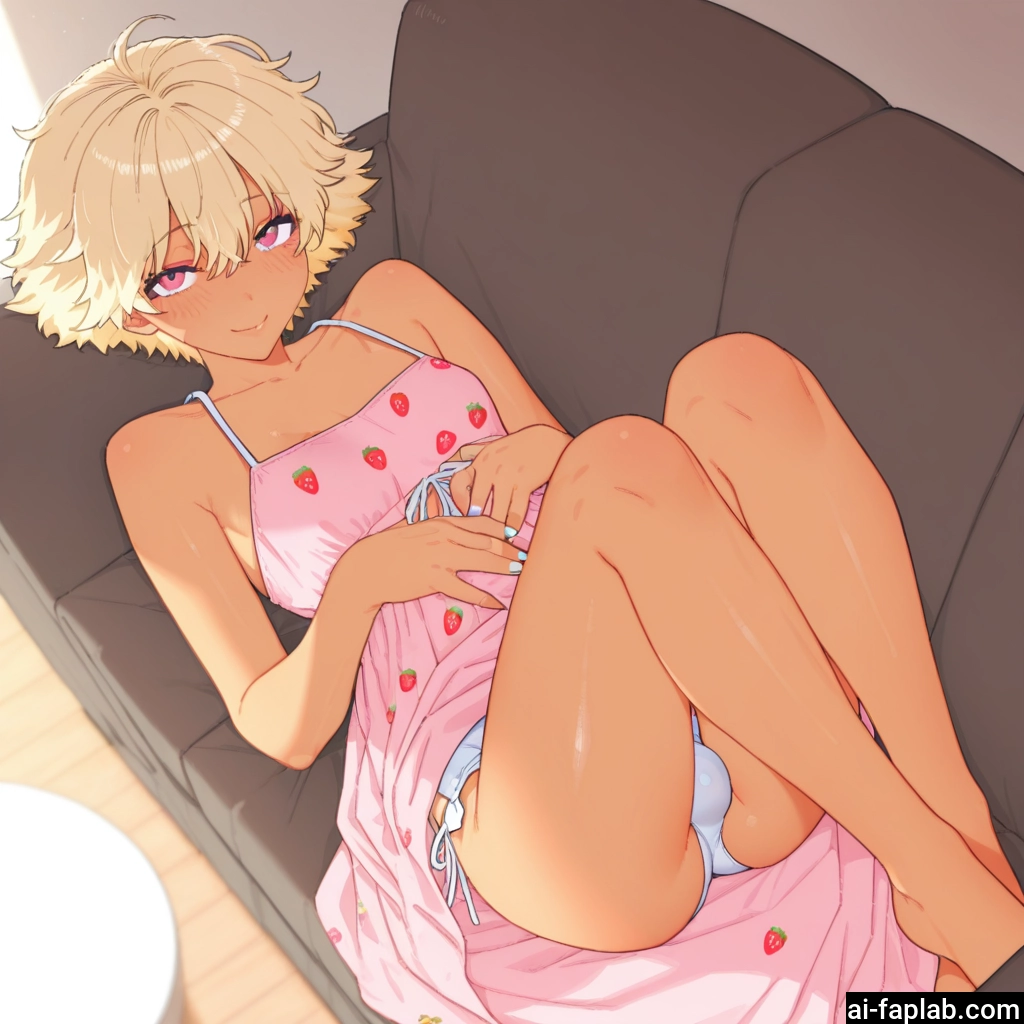 1boy, male focus, underwear, panties, bulge, smile · Yamete.gg