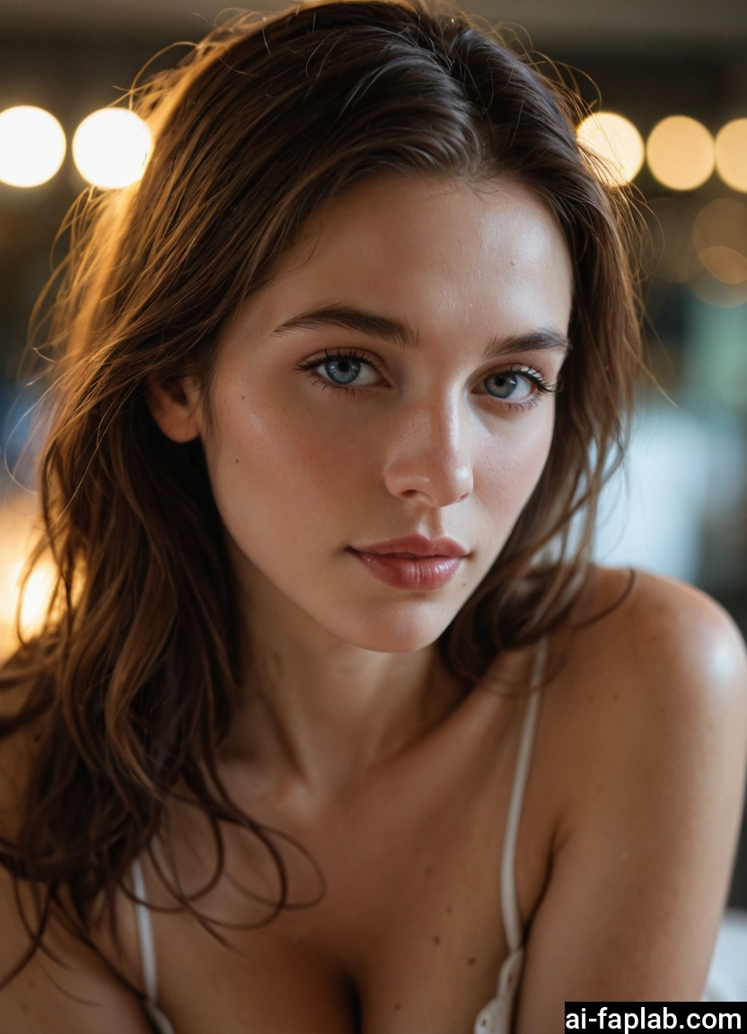 1girl, solo, breasts, looking at viewer, cleavage, blue eyes · Yamete.gg