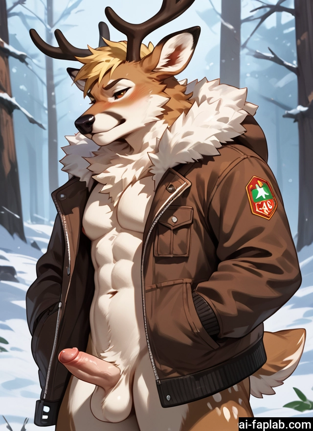 bara, furry, male focus, 1boy, penis, solo · Yamete.gg