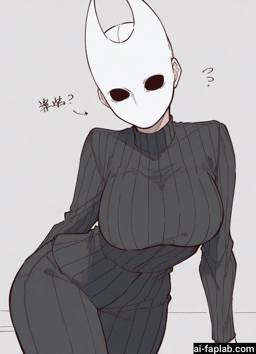 1girl, breasts, solo, mask, sweater, large breasts · Yamete.gg
