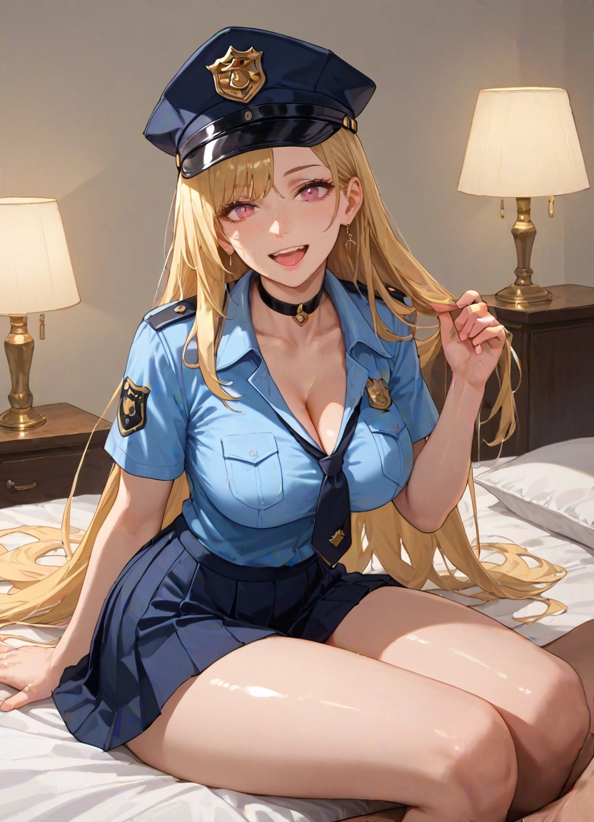 1girl, kitagawa marin, solo, breasts, skirt, choker · Yamete.gg