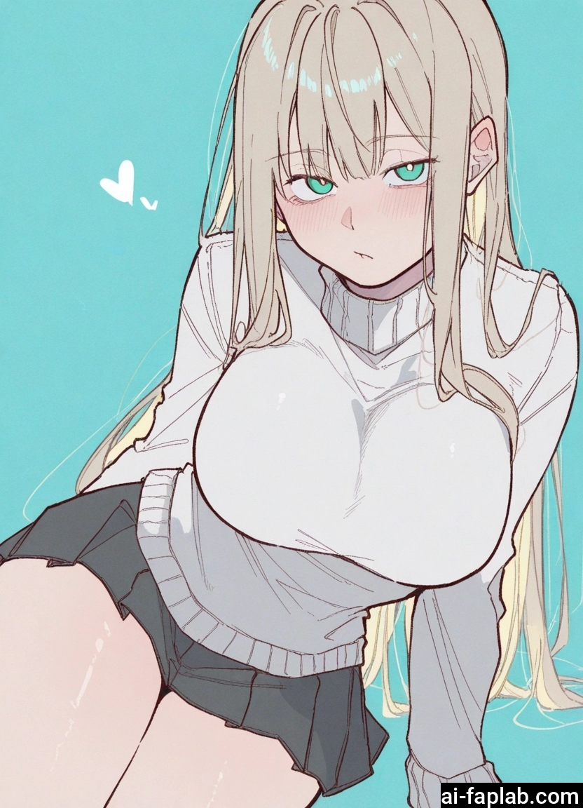 1girl, breasts, skirt, long hair, solo, large breasts · Yamete.gg