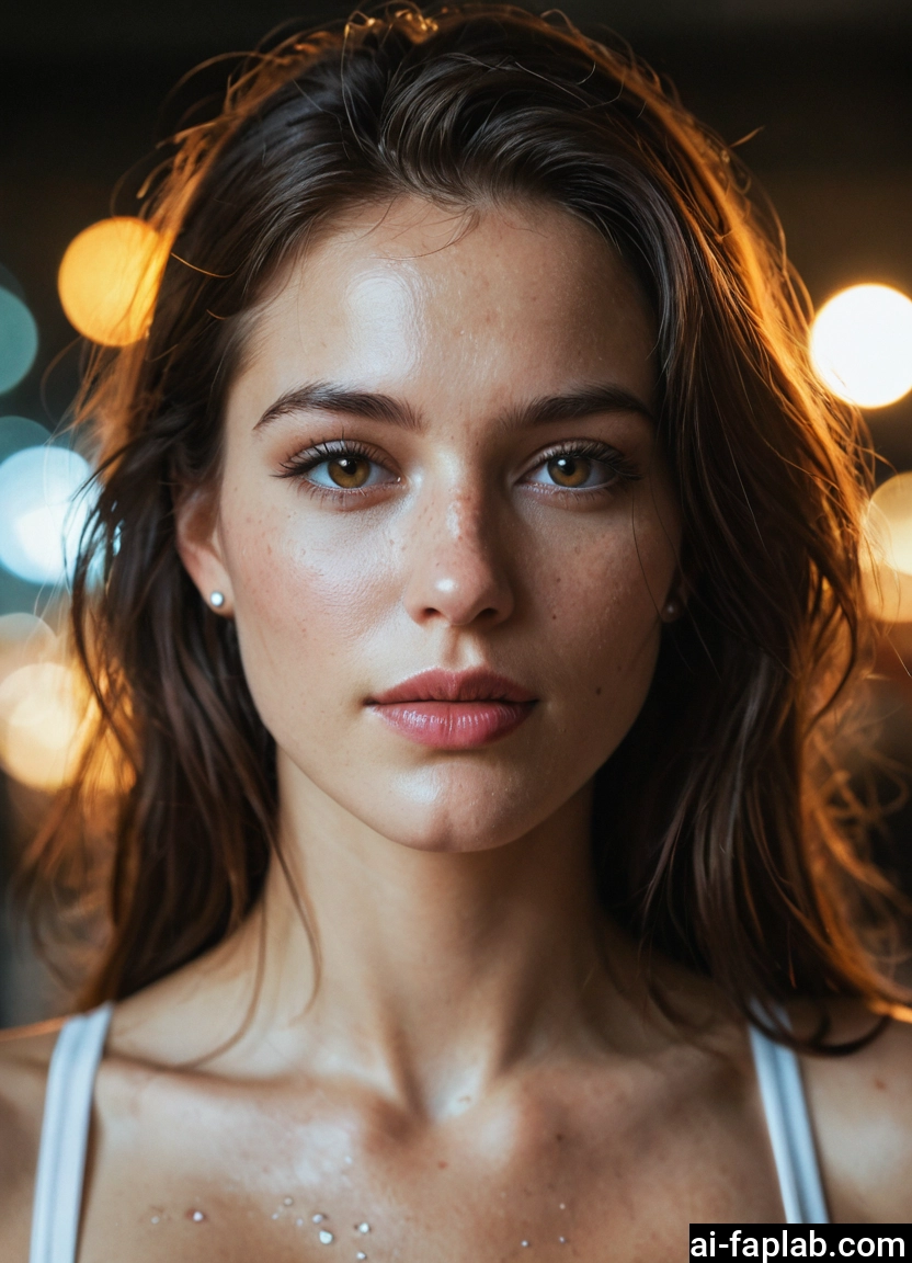 1girl, solo, jewelry, looking at viewer, brown eyes, earrings · Yamete.gg