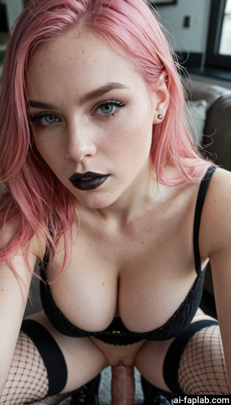 1girl, penis, pink hair, breasts, hetero, sex