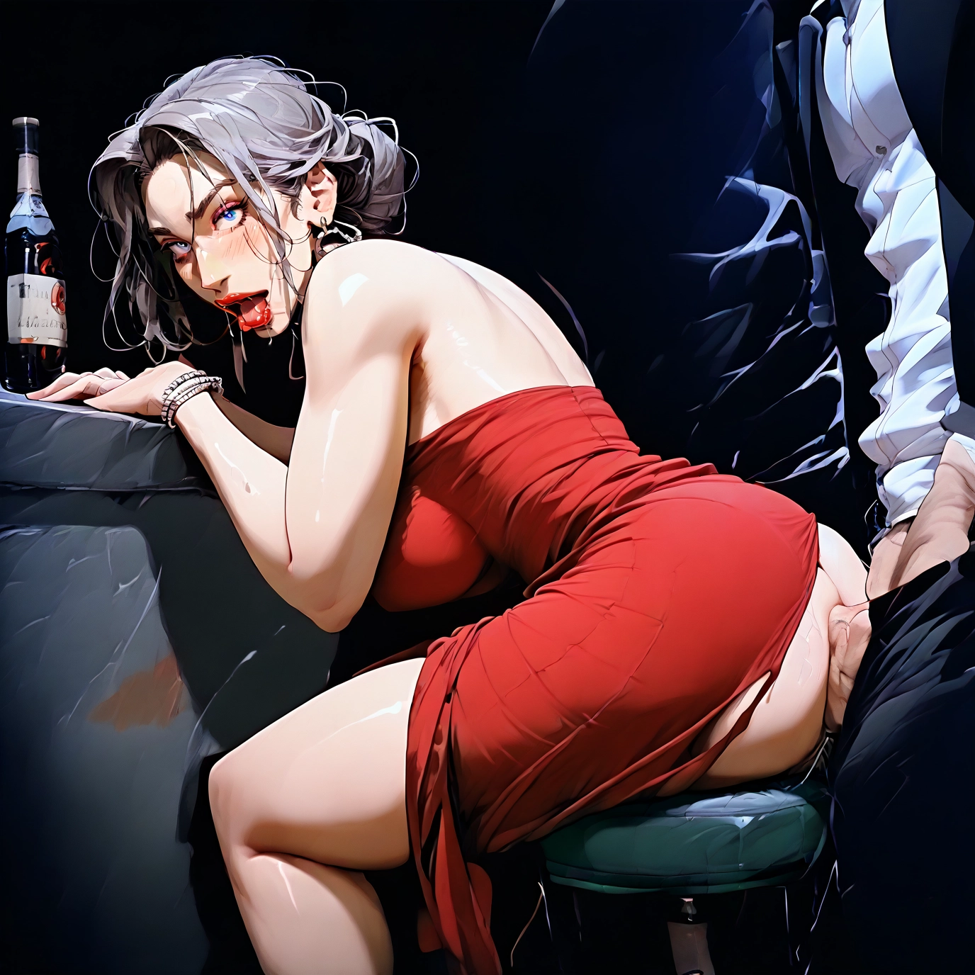 penis, 1girl, sex, dress, hetero, jewelry · Yamete.gg