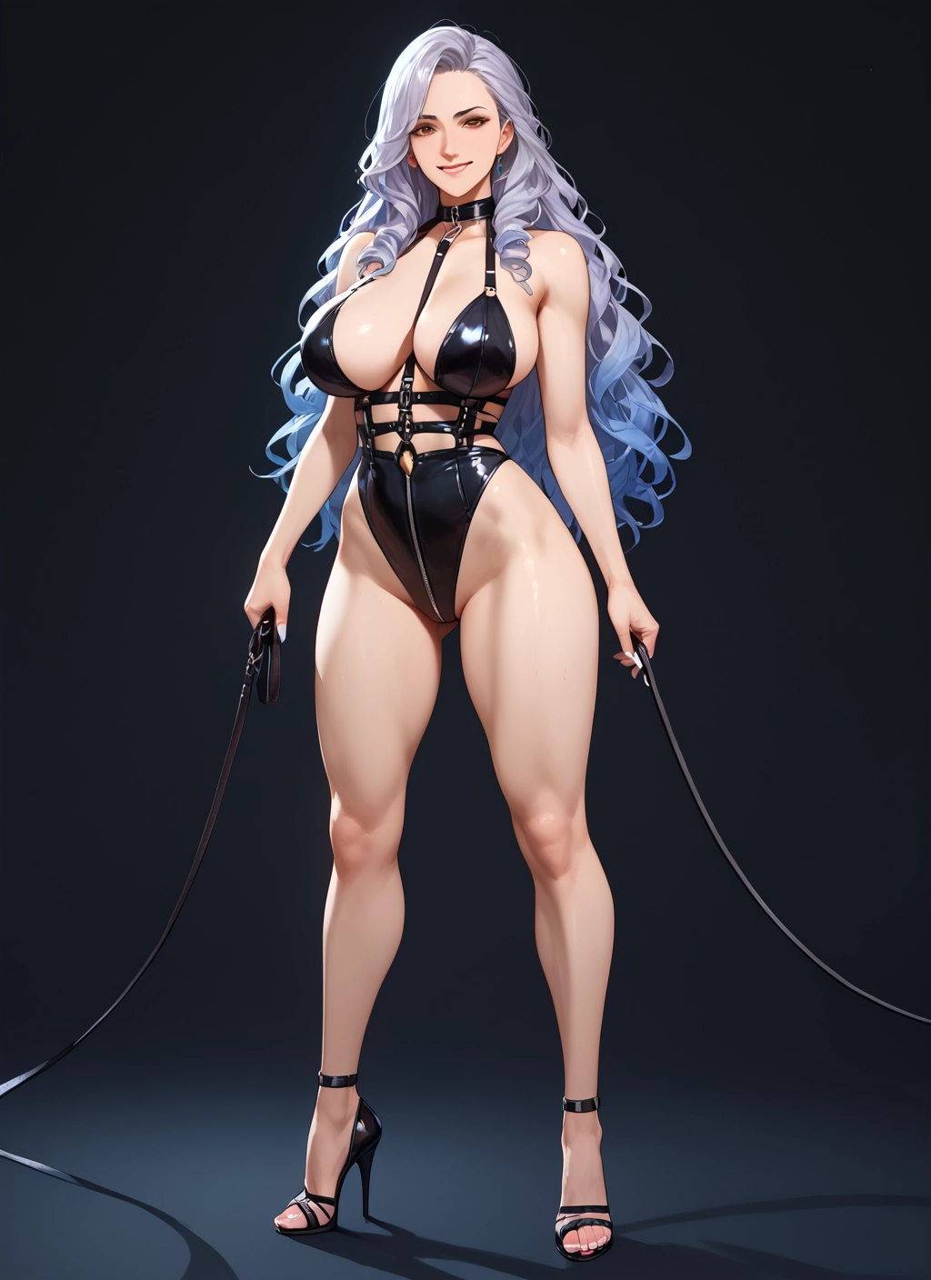 1girl, breasts, long hair, high heels, large breasts, solo · Yamete.gg