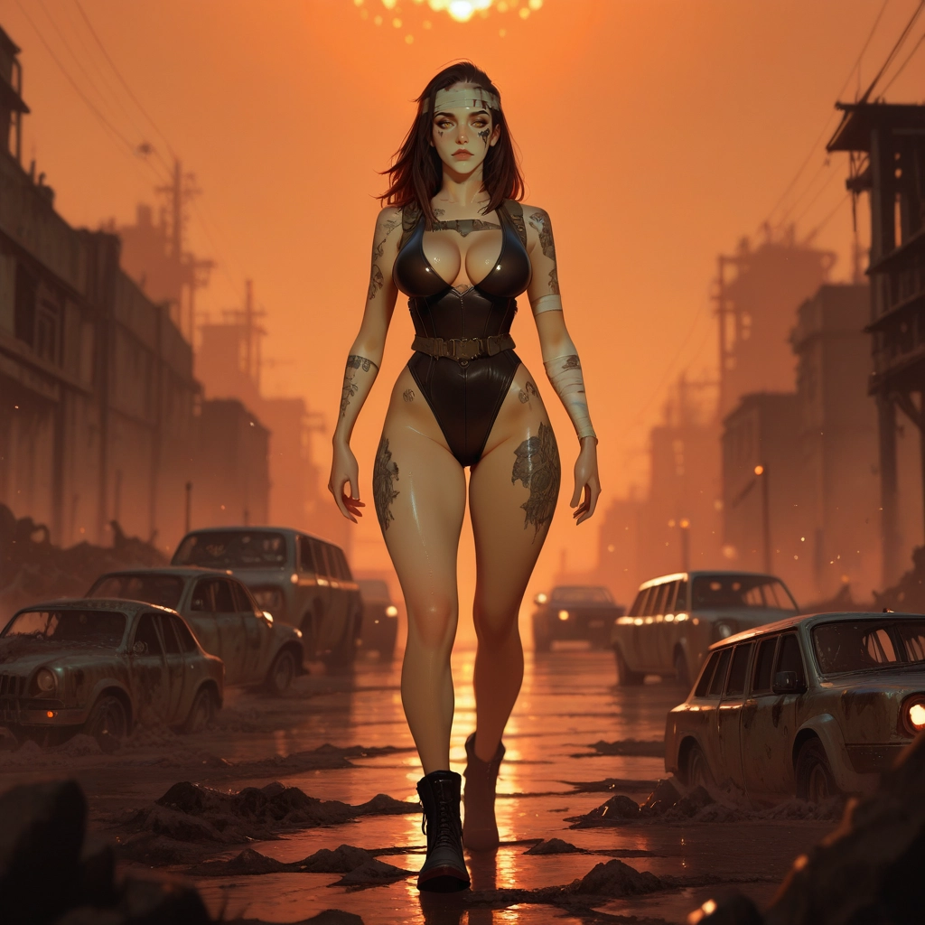 1girl, breasts, leotard, car, highleg leotard, highleg · Yamete.gg