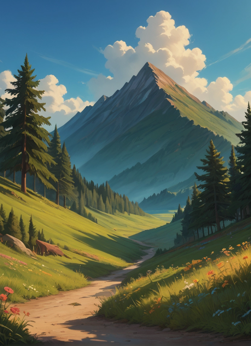 outdoors, no humans, scenery, sky, tree, cloud · Yamete.gg