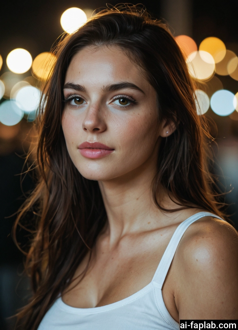 1girl, solo, brown eyes, long hair, breasts, brown hair · Yamete.gg